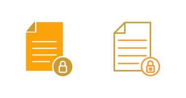 Private Document Vector Icon