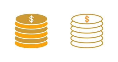 Stack of Coins Vector Icon