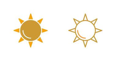 icono de vector de sol
