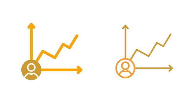 Candidate Graph Vector Icon