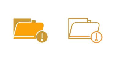 Vulnerable Folder Vector Icon