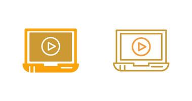 Video Screening Vector Icon