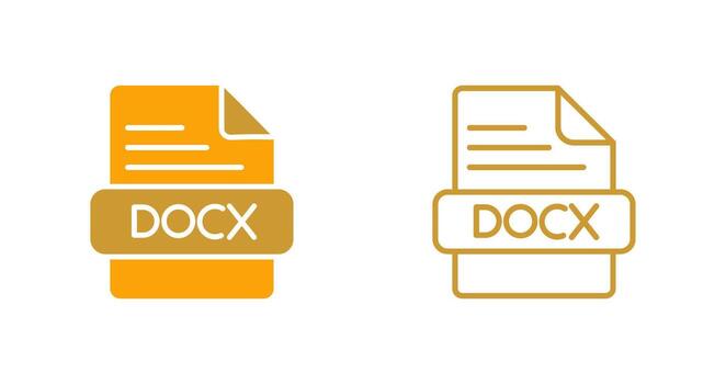 icono de vector docx