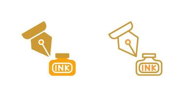 Ink and Pen Vector Icon