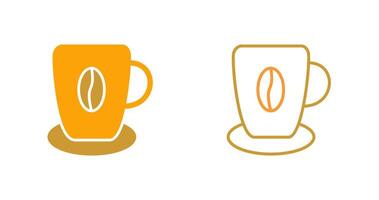 icono de vector de taza de café