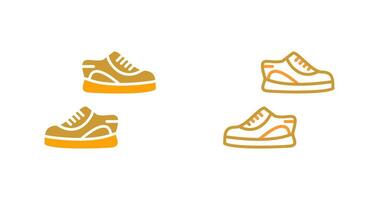 icono de vector de zapatillas