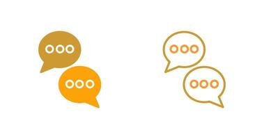 Chat Conversation Vector Icon