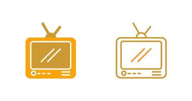 icono de vector de transmisión de televisión