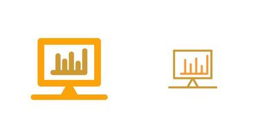 Checked Bar Graph Vector Icon