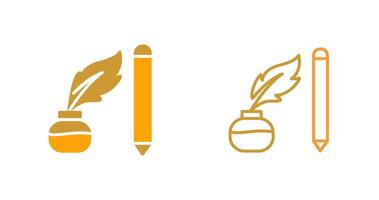 Writing Equipment Vector Icon