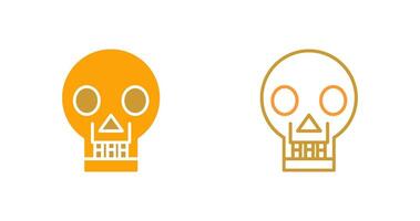 Skull X ray Vector Icon