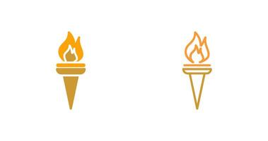 Museum Torch Vector Icon