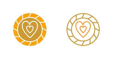 Heart Chip Vector Icon