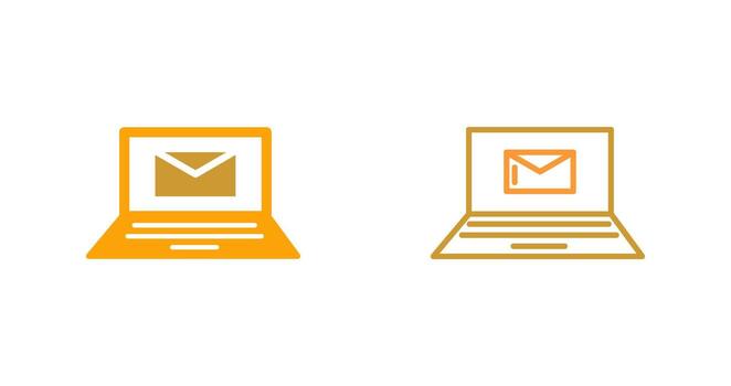 icono de vector de correos electrónicos