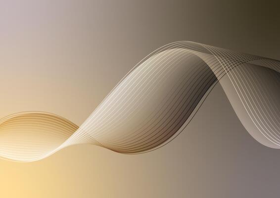Luxury cream brown wave modern style background