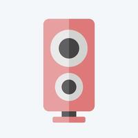 Icon Loud Speaker. related to Entertainment symbol. flat style. simple design illustration vector