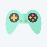 Icon Games. related to Entertainment symbol. flat style. simple design illustration vector