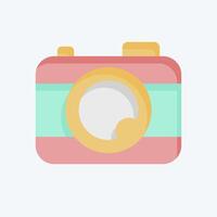 Icon Camera. related to Entertainment symbol. flat style. simple design illustration vector