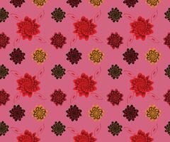 Flower pattern design eps file. vector