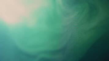 Abstract background of blurred green waves. Duplication effect video