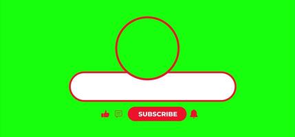 Subscribe Buttons Pop Up Like Subscribe Bell Share and Mouse Click Animation With Photo on Green Screen and Isolated Transparent Background Social Media Titles Call To Action video