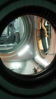 interior of futuristic internation space station video