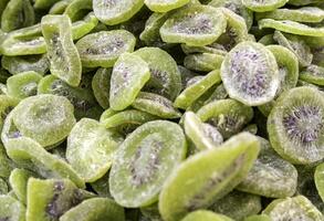 Dried kiwis in a market photo