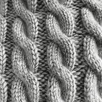 AI Generated Knitted wool texture in close-up photo