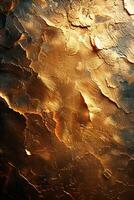 AI Generated Glittering gold foil texture photo