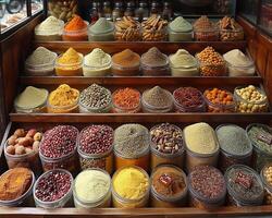 AI Generated Spice Market Enriches Cooking Adventures in Business of Flavorful Discoveries photo