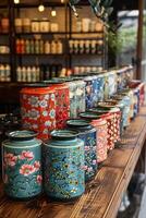 AI Generated Specialty Tea Shop Pours Serenity in Business of Exquisite Infusions photo