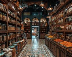 AI Generated Spice Market Enriches Cooking Adventures in Business of Flavorful Discoveries photo