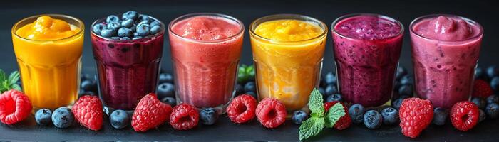 AI Generated Smoothie Bar Blends Nutrition in Business of Health-Conscious Snacking photo
