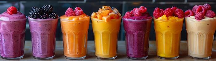 AI Generated Smoothie Bar Blends Nutrition in Business of Health-Conscious Snacking photo