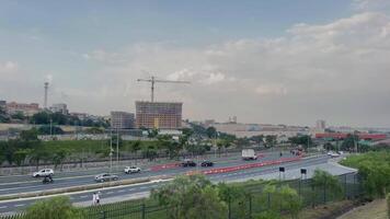 ein Autobahn im das Osten Seite von sao Paulo, Brasilien. März 14 2024 video
