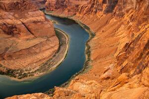 genial ver de el grandioso cañón nacional parque, Arizona, unido estados California desierto. foto