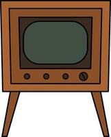 Vector illustration of television