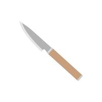 japonés Sushi cuchillo plano diseño vector ilustración. diseño elemento, ilustración con agudo acero pescado cuchillo para Sushi bar, japonés o Mariscos restaurante menú