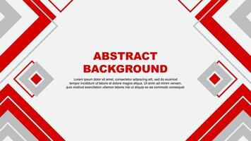 Abstract Background Design Template. Banner Wallpaper Vector Illustration. Red Background