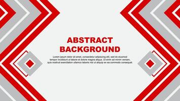 Abstract Background Design Template. Banner Wallpaper Vector Illustration. Red Design