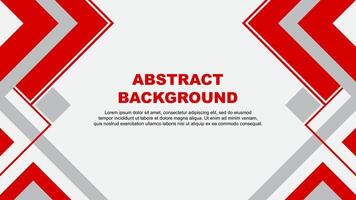 Abstract Background Design Template. Banner Wallpaper Vector Illustration. Red Banner