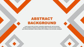 Abstract Orange Background Design Template. Banner Wallpaper Vector Illustration. Orange Template