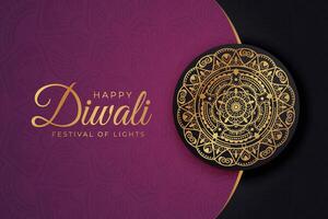 Diwali - Indian festival of lights, design template for postcards, invitations, greeting cards, posters, flyers, background and banner designs. vector