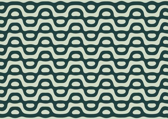 Turing reaction diffusion pattern with abstract motion. Vector illustration of chemical morphogenesis Curvy doodle.