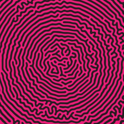 Diffusion seamless patterns. Modern bio organic Turing design