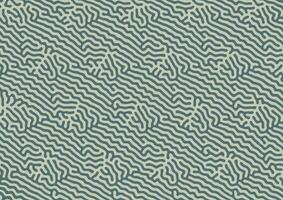 Turing reaction diffusion pattern with abstract motion. Vector illustration of chemical morphogenesis Curvy doodle.