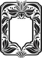 Deco Elegance Sleek Icon Showcasing Art Deco Frame in Vector Glamorous Lines Elegant Vector Logo Featuring Art Deco Frame Design