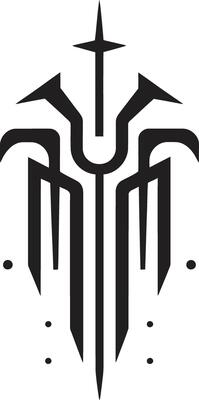 Digital Nexus Sleek Black Vector Logo Design for Cybernetic Abstract Symbol Binary Harmony Monochrome Emblem of Cybernetic Elegance