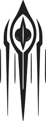 Neural Net Elegance Monochrome Vector Logo for Cybernetic Bliss Code Symphony Sleek Black Emblem Illustrating Cybernetic Harmony