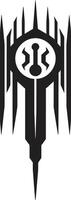 Techno Threads Chic Abstract Cybernetic Symbol in Sleek Design Neural Net Elegance Sleek Vector Logo for Cybernetic Harmony
